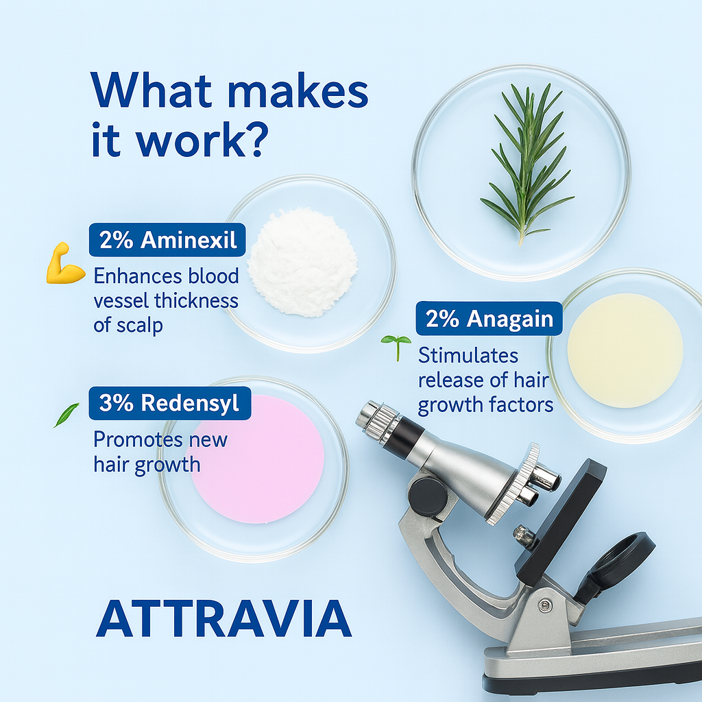 ATTRAVIA Hair Growth Serum Roll-On